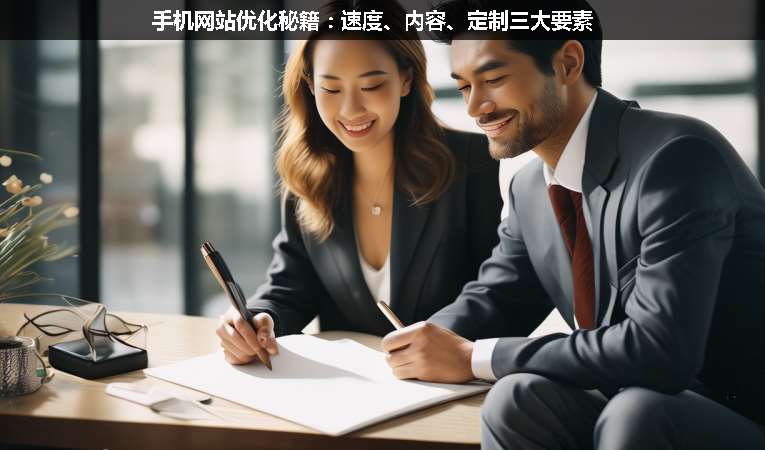 手機網(wǎng)站優(yōu)化秘籍：速度、內容、定制三大要素