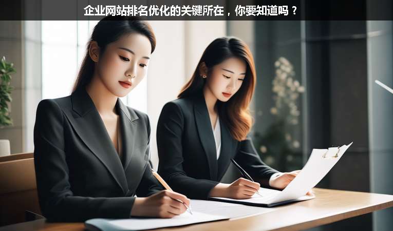 企業(yè)網(wǎng)站排名優(yōu)化的關(guān)鍵所在，你要知道嗎？